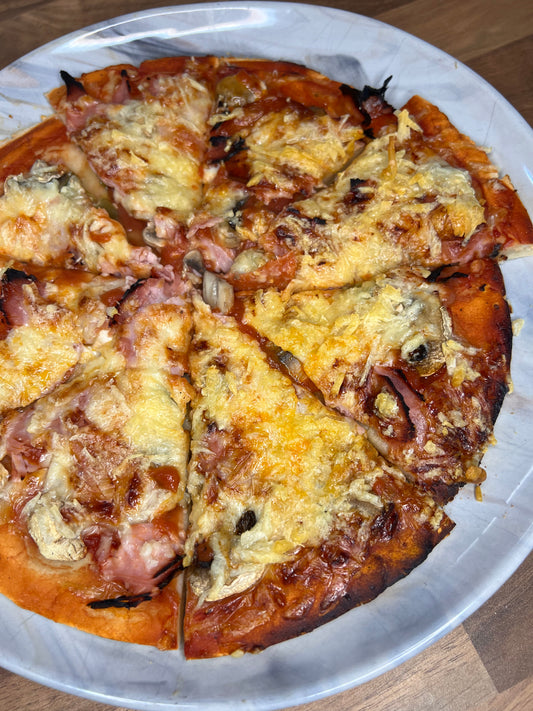 High protein GF pizza base