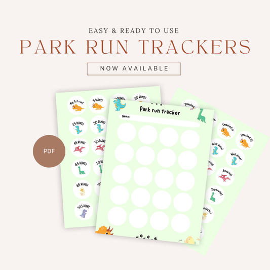 Junior park run tracker - Dinosaur